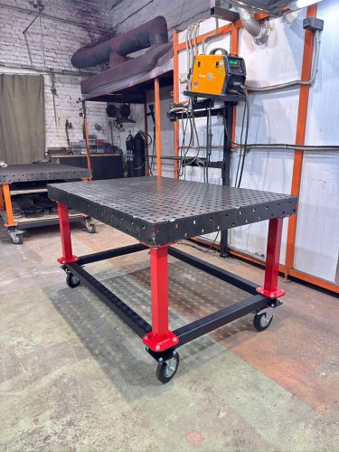 Перфорированный сварочный стол