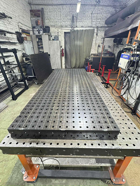 Столешница для стола сварщика 2000×800